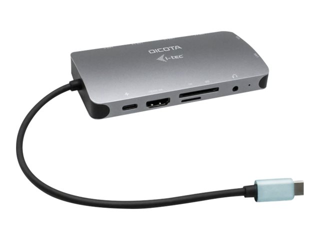 DICOTA i-tec - docking station - USB-C - VGA, HDMI - 1GbE