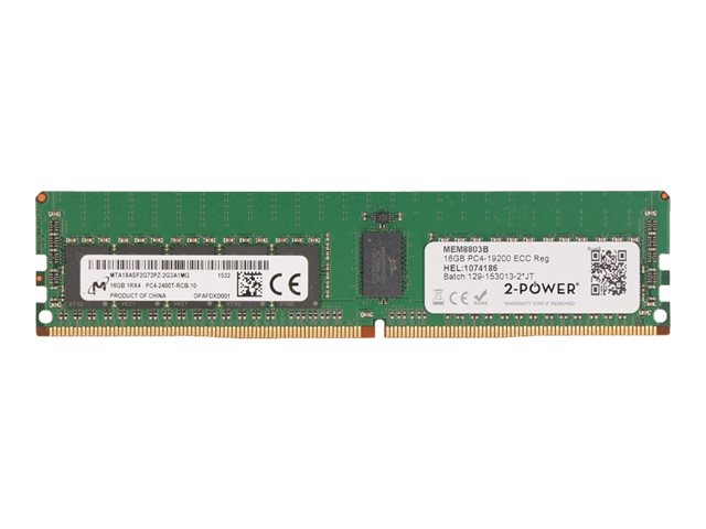16GB DDR4 2400MHZ ECC RDIMM