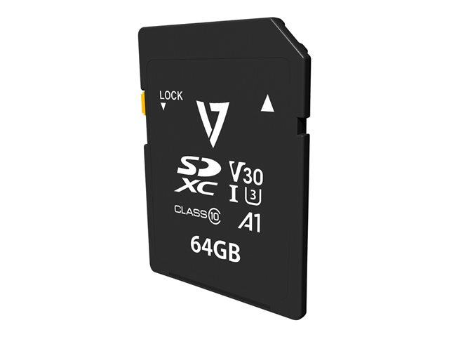 64GB SDXC V30 U3 A1 CL10 4K UHDMAX 95MB/S READ 30MB/S WRT