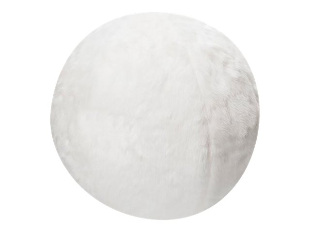 Urban Factory Ergo - ball chair - round - PVC, polyester fur - ivory