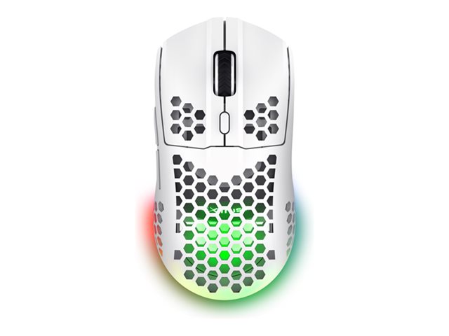 Trust GXT 929W Helox - mouse - ultra-lightweight, gaming - 2.4 GHz - white