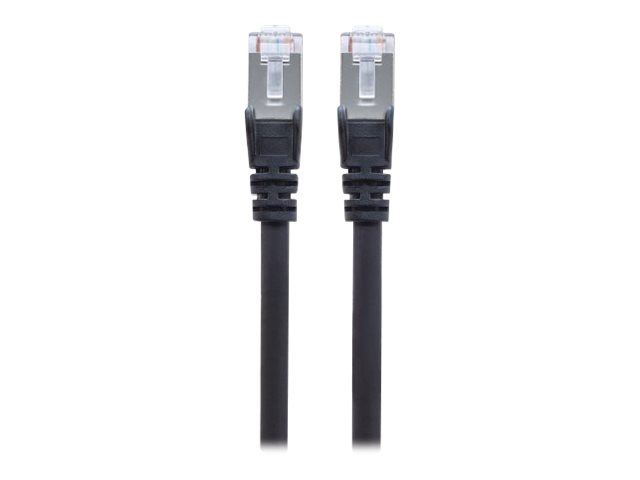 NETWORK CABLE CAT6 COPPER 2M- BLACK S/FTP SNAGLESS/BOOTED