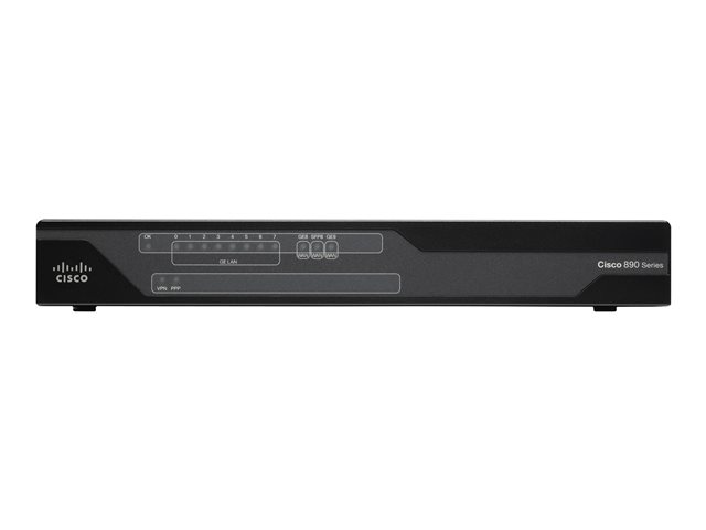 Cisco 891F - Router - ISDN/Mdm 8-port switch - 1GbE - rack-mountable - refurbished