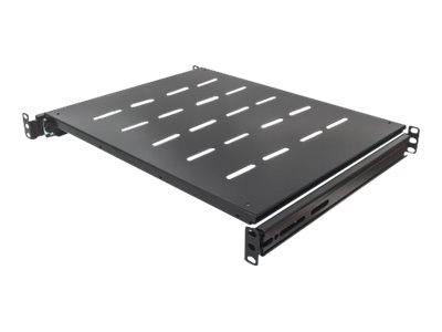 19IN SLIDING SHELF 1U BLACK- 800/1000MM/DEPTH SHELF/550MM