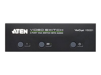 ATEN VanCryst VS0201 - Video/audio switch - 2 x VGA / audio - desktop