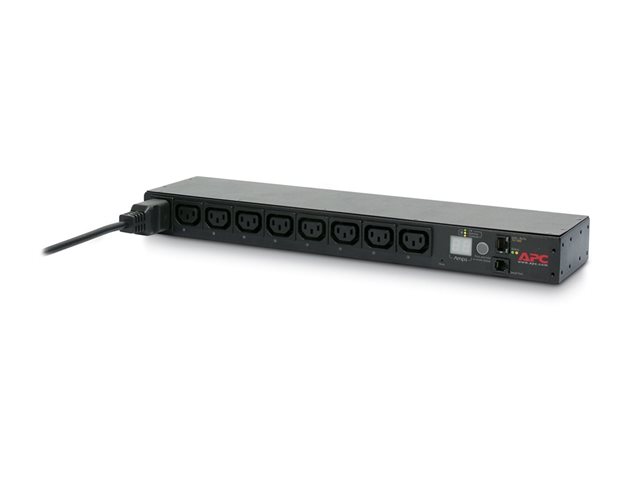 APC Switched Rack PDU - Power distribution unit (rack-mountable) - AC 208-230 V - Ethernet, RS-232 - input: IEC 60320 C20 - output connectors: 8 (power IEC 60320 C13) - 1U - 2.49 m cord - for P/N: SRTL2K2RM1UWC, SRTL2K2RM1UWNC, SRTL3KRM1UIC, SRTL3KRM1UWC,
