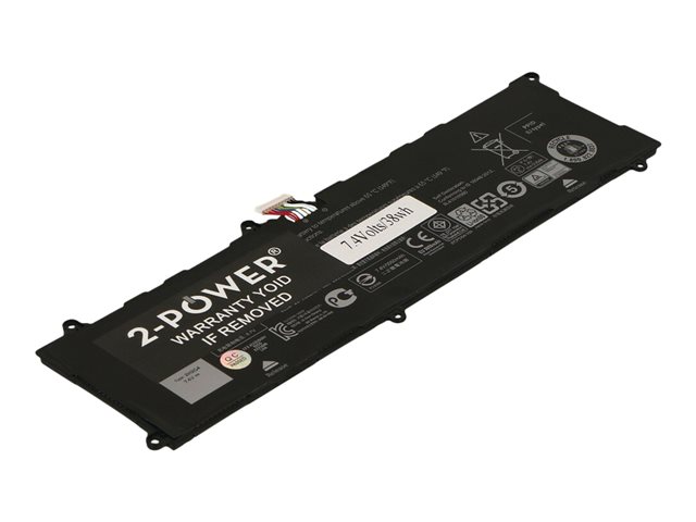 2-Power Main Battery Pack - laptop battery - Li-pol - 5050 mAh - 38 Wh