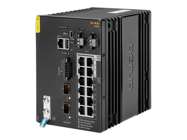 ARUBA 4100I 12G CL4/6 POE 2SFP+ DIN SW