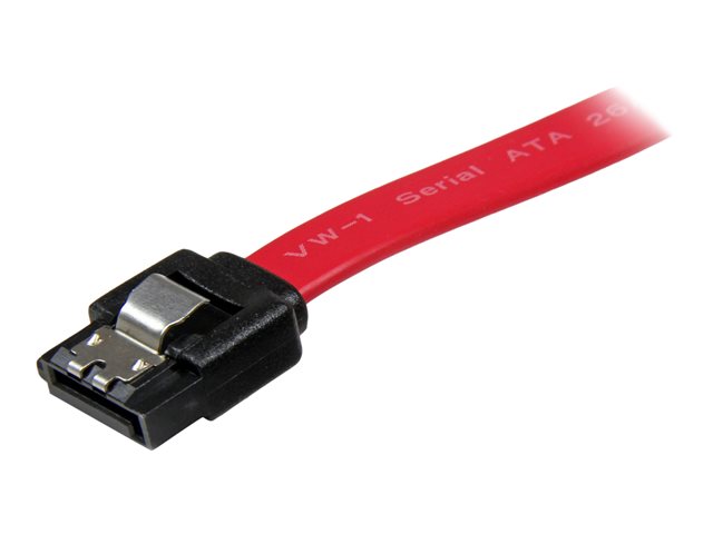 StarTech 8in Latching SATA to SATA Cable - F/F - SATA cable - Serial ATA 150/300/600 - SATA (R) to SATA (R) - 20 cm - latched - red - for P/N: 10P6G-PCIE-SATA-CARD, 2P6G-PCIE-SATA-CARD, 4P6G-PCIE-SATA-CARD, 6P6G-PCIE-SATA-CARD