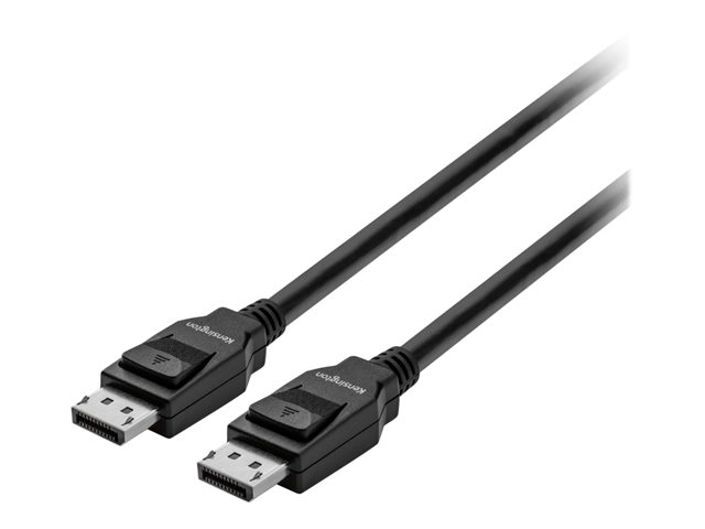 Kensington DisplayPort 1.4 (M/M) Cable, 6ft - DisplayPort cable - DisplayPort (M) latched to DisplayPort (M) latched - DisplayPort 1.4 - 1.83 m - 8K support - black