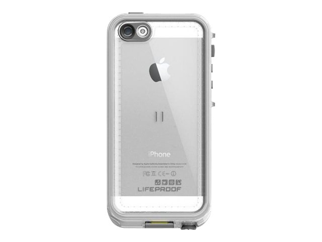 LP WATERPROOF NUUD CASE FOR IHPONE5 EN/FR-WHITE/CLEAR