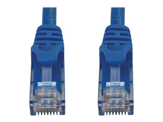 Eaton Tripp Lite Series Cat6a 10G Snagless Molded UTP Ethernet Cable (RJ45 M/M), PoE, Blue, 100 ft. (30.5 m) - network cable - 30.49 m - blue