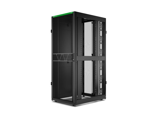 APC NetShelter SX Gen 2 - Rack cabinet - 1991H x 800W x 1070D mm, with sides - floor-standing - black - 42U - 19" - TAA Compliant - for P/N: SMT1000RM1U, SMT750RM1U, SRTL10KRM4UT, SRTL5KRM2UI-HW, SRTL5KRM2UT-HW, SRTL8KRM4UT