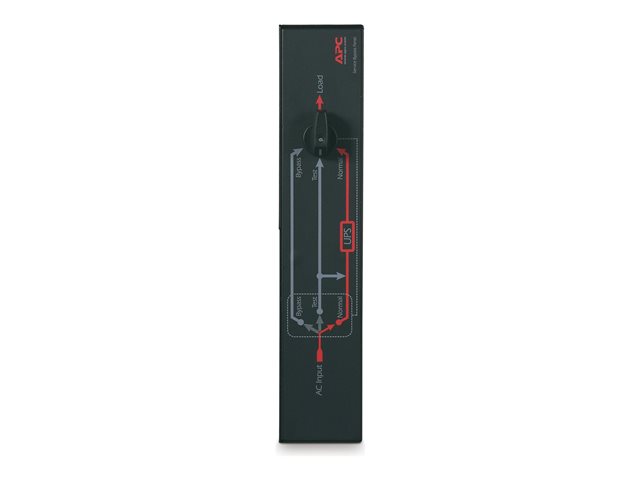 APC Service Bypass Panel - Bypass switch (rack-mountable) - AC 200/208/240 V - output connectors: 4 - 2U - 19" - 3.05 m cord - black - APC Take-Back - for Smart-UPS 3000VA USB & Serial, 3000VA XL, 5000VA, 5000VA XL