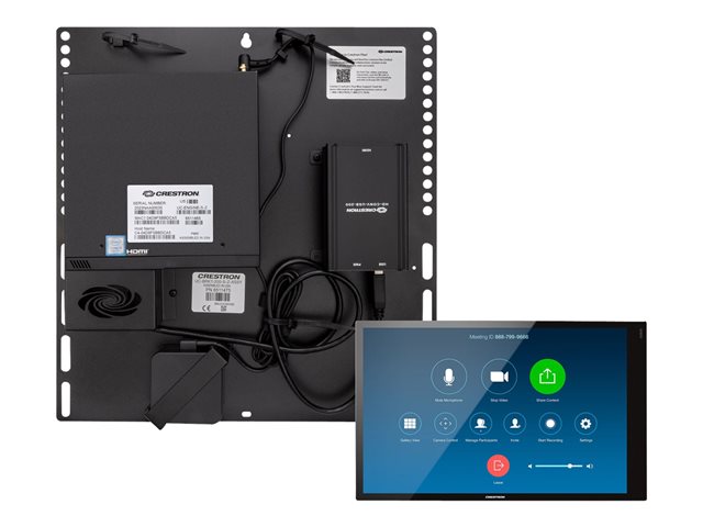 Crestron Flex UC-C100-Z-WM - for Zoom Rooms - Integrator Kit - video conferencing kit - with Wall Mounted Control Interface