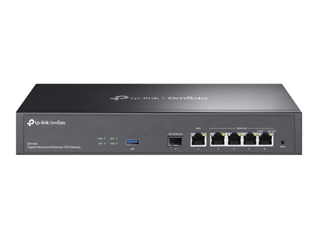 TP-Link Omada ER7406 V1 - router - rack-mountable, desktop