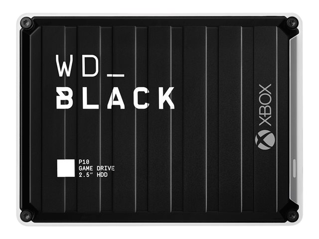WD_BLACK P10 Game Drive for Xbox One WDBA6U0020BBK - Hard drive - 2 TB - external (portable) - USB 3.2 Gen 1 - black with white trim