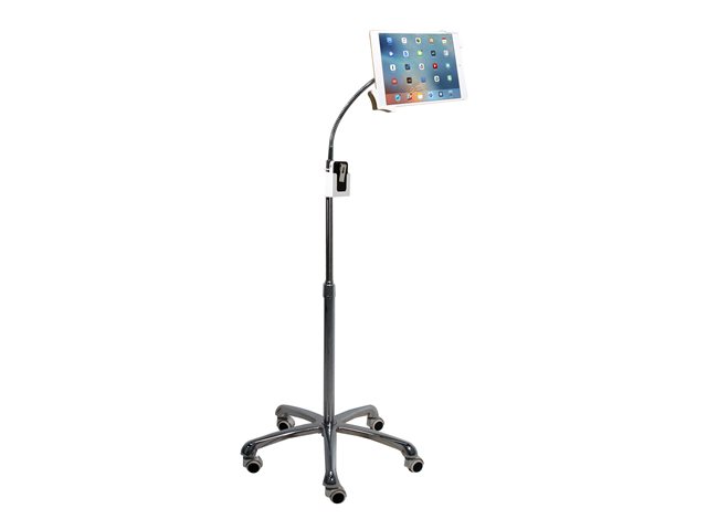 HEAVY-DUTY GOOSENECK FLOORSTAND FOR 7-13 INCH TABLETS