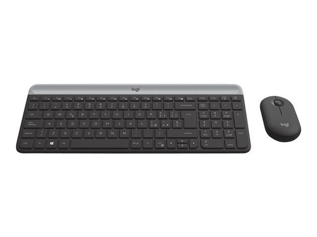 MK470 SLIM WRLS KEYB + MOUSE COMBO GRAPHITE - ITA - MEDITER