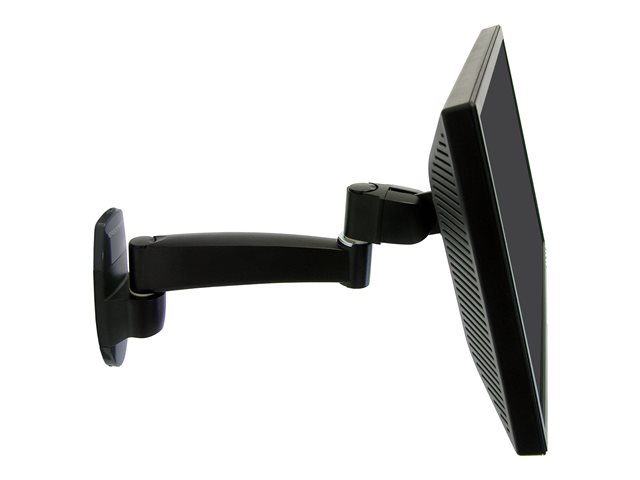 Ergotron 200 Series - Mounting kit (wall arm) - for Monitor - 1 extension - steel - black - screen size: up to 32"