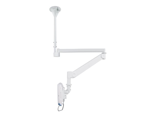 Neomounts FPMA-HAC100 - Bracket - full-motion - for LCD display - medical - white - screen size: 10"-24" - ceiling mountable