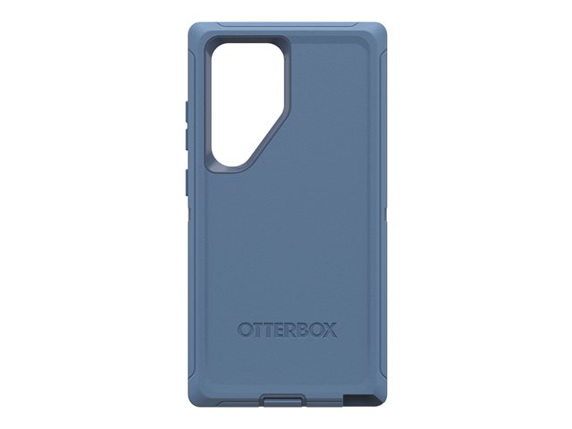 OtterBox Defender Series - Back cover for mobile phone - rugged - polycarbonate shell, synthetic rubber slipcover, polycarbonate holster - baby blue jeans (blue) - for Samsung Galaxy S24 Ultra