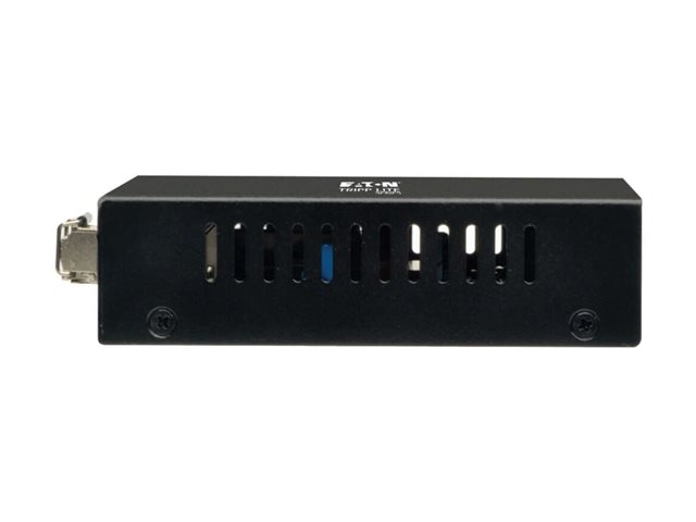 Eaton Tripp Lite Series Gigabit Multimode Fiber to Ethernet Media Converter, 10/100/1000 LC, International Power Supply, 850 nm, 550 m (1,804 ft.) - fibre media converter - 10Mb LAN, 100Mb LAN, 1GbE