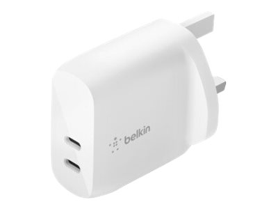 Dual 20W USB-C PD Wall Charger (40W)