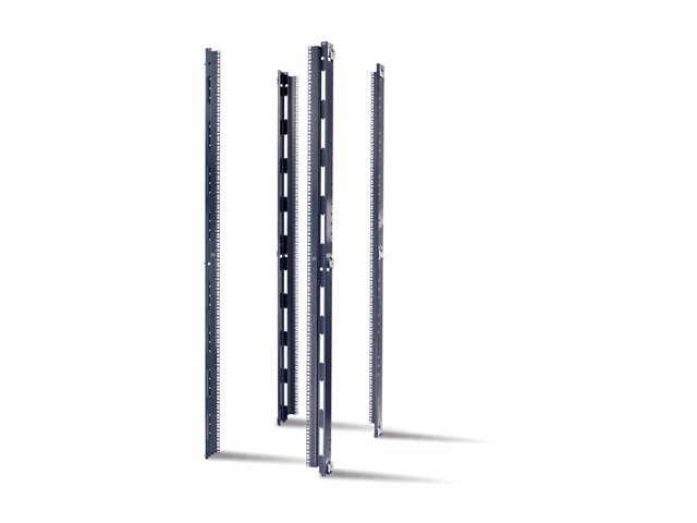 NetShelter SX 42U, 23" EIA Mounting Rails for 750-mm Wide Enclosures, Square Holes Qty 4