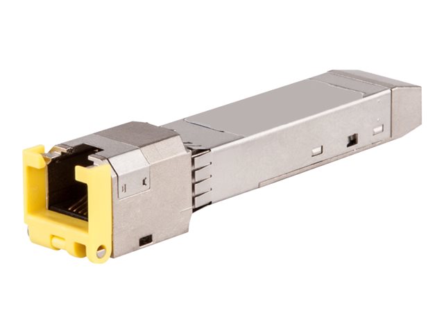 HPE Aruba - SFP (mini-GBIC) transceiver module - 1GbE - over CAT 5e - 1000Base-T - RJ-45 / SFP (mini-GBIC) - up to 100 m