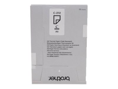 Brother - no-blurring paper - 50 sheet(s) - A6