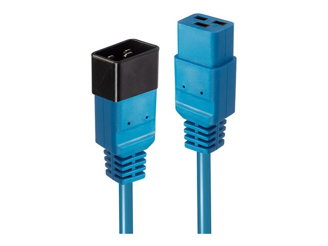 2M EXTENSION CABLE IEC C19 TO IEC C20 BLUE
