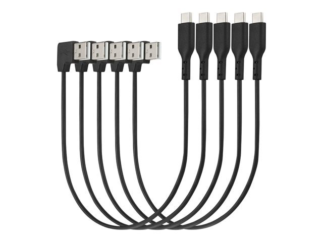 Kensington Charge & Sync USB-C Cable (5-pack) - USB-C cable - USB to USB-C - 32.7 cm