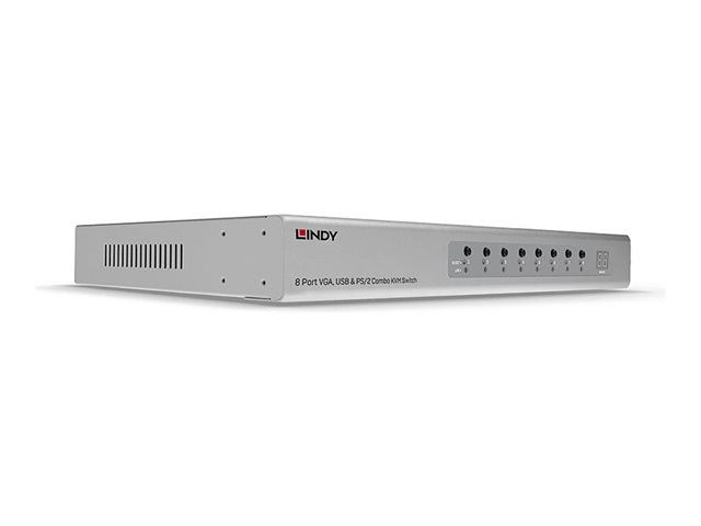 Lindy - KVM switch - 8 ports - rack-mountable