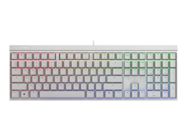 CHERRY MX 2.0S RGB KEYBOARD CORDED MECHANICAL WHITE