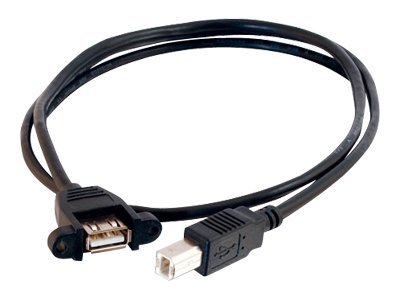 C2G Panel Mount Cable - USB cable - USB Type B to USB - 91 cm
