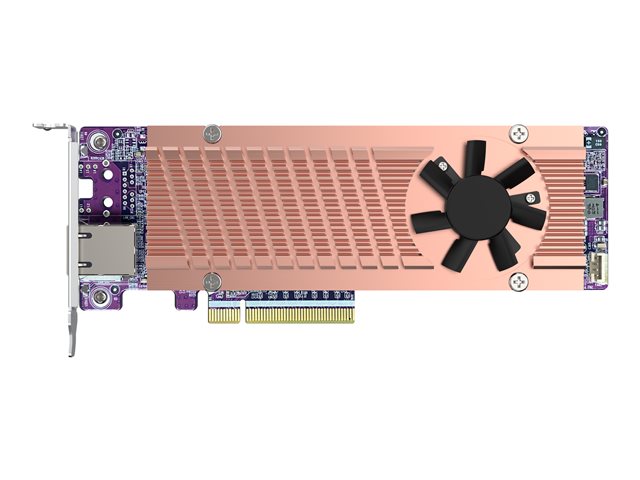 QNAP QM2-2P410G1T - storage controller - PCIe 4.0 x4 (NVMe) - PCIe 4.0 x8