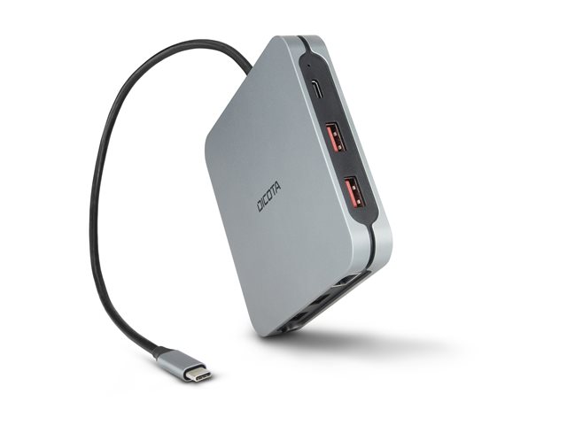 DICOTA 10-in-1 - docking station - USB-C - 2 x HDMI