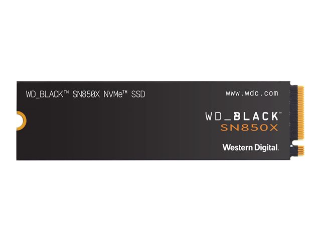 WD_BLACK SN850X NVMe SSD WDBB9G0010BNC - SSD - 1 TB - internal - M.2 2280 - PCIe 4.0 (NVMe) - black