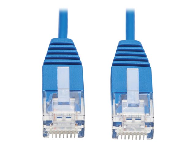 Eaton Tripp Lite Series Cat6 Gigabit Molded Ultra-Slim UTP Ethernet Cable (RJ45 M/M), Blue, 7 ft. (2.13 m) - network cable - 2.13 m - blue