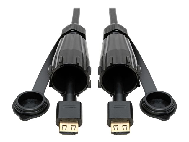 Tripp Lite HDMI Cable High-Speed 2 IP68 Connectors Industrial Ethernet 6ft - HDMI extension cable with Ethernet - 1.8 m