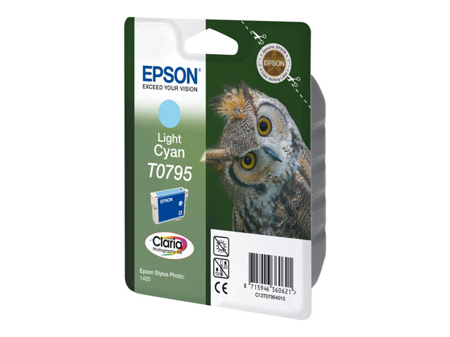 Epson T0795 - light cyan - original - ink cartridge