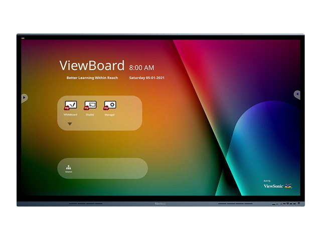 ViewSonic ViewBoard IFP7562 75" Class (74.5" viewable) LED-backlit LCD display - 4K - for interactive communication