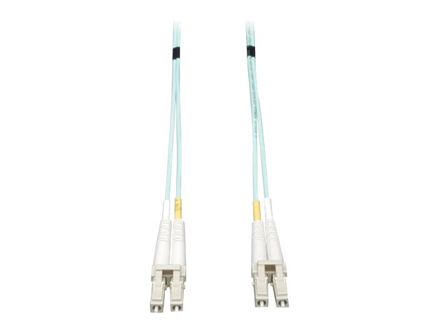 Eaton Tripp Lite Series 10Gb Duplex Multimode 50/125 OM3 LSZH Fiber Patch Cable (LC/LC) - Aqua, 3M (10 ft.) - patch cable - 3 m - aqua