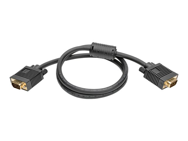 Eaton Tripp Lite Series VGA High-Resolution RGB Coaxial Cable (HD15 M/M), 3 ft. (0.91 m) - VGA cable - 91.4 cm