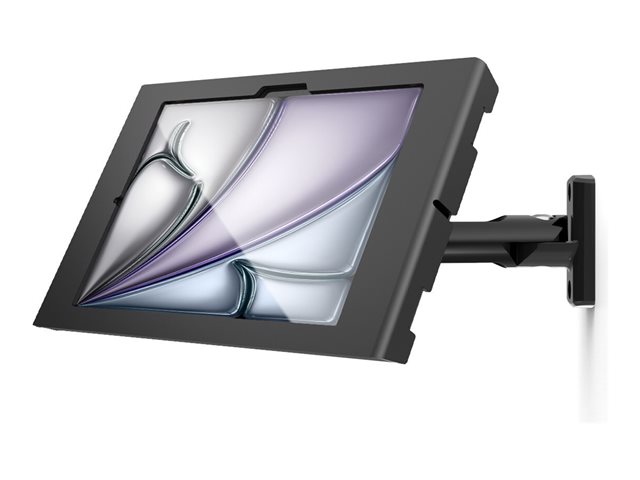 Compulocks iPad Air M2 & M3 11", Apex Enclosure Swing Wall Mount - Black - Mounting kit (swing arm, enclosure) - exposed front/back camera and sensors - for tablet - lockable - metal - black - screen size: 11" - wall-mountable - for Apple 11-inch iPad Air