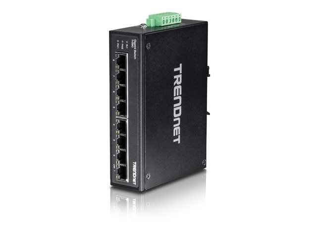 TRENDnet TI-G80 - switch - 8 ports - unmanaged - TAA Compliant