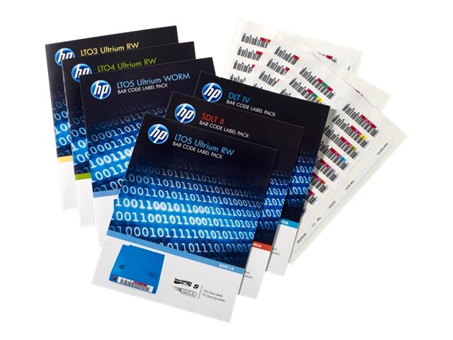 HPE RW Bar Code Label Pack - bar code labels