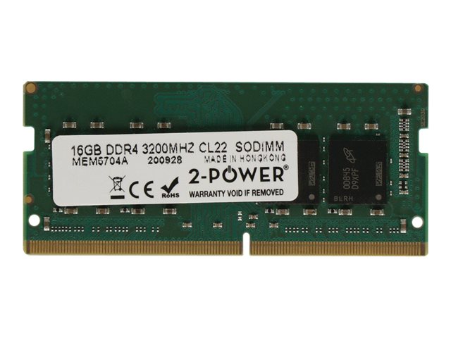16GB DDR4 3200MHz CL22 SODIMM
