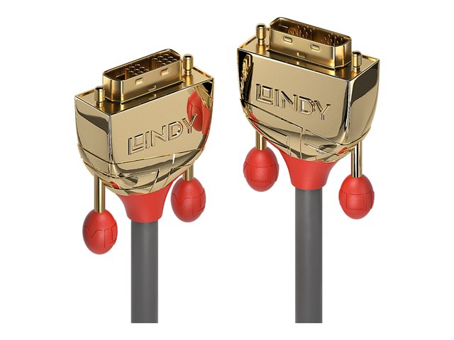 Lindy Gold - DVI cable - DVI-D to DVI-D - 10 m